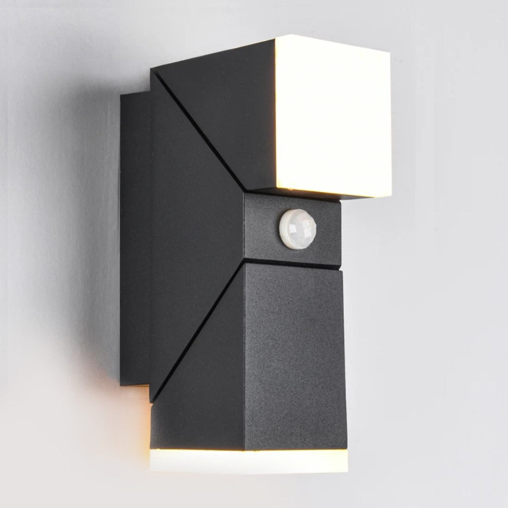 Verstelbare Buitenwandlamp met Sensor Michael | 13W 2700K IP54