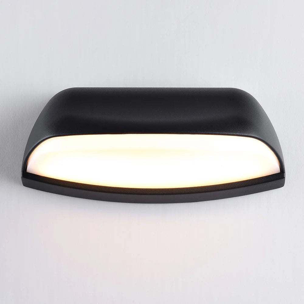 Buitenwandlamp Jessy Zwart | 12W 2700K Voordeur