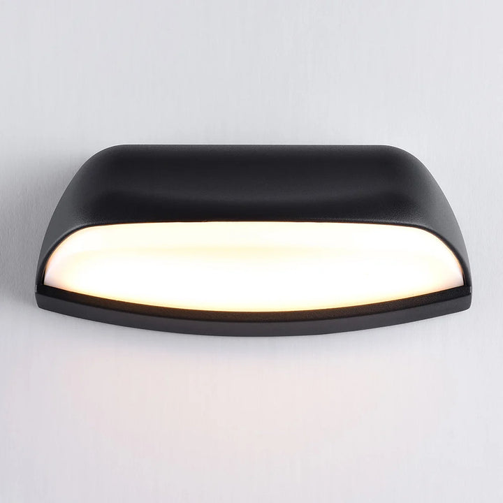 Buitenwandlamp Jessy Zwart | 12W 2700K Voordeur