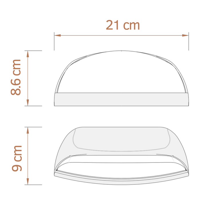 Buitenwandlamp Jessy Zwart | 12W 2700K Voordeur